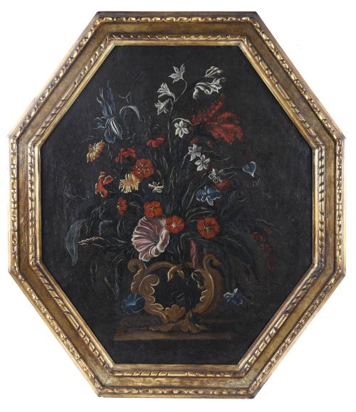 18TH CENTURY MALLORCAN SCHOOL "FLOWER VASES".
