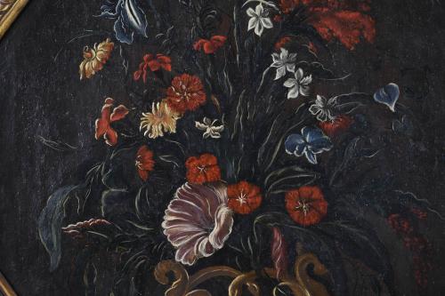 18TH CENTURY MALLORCAN SCHOOL "FLOWER VASES".