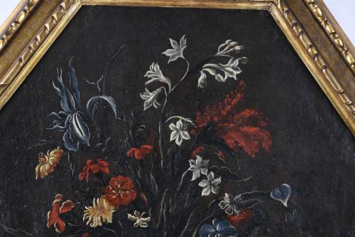 18TH CENTURY MALLORCAN SCHOOL "FLOWER VASES".