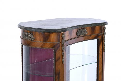 FRENCH TRANSITION-STYLE DISPLAY CABINET, MID 20TH CENTURY.