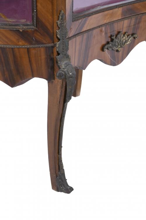 FRENCH TRANSITION-STYLE DISPLAY CABINET, MID 20TH CENTURY.