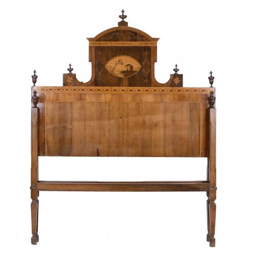 MALLORCAN CHARLES IV BED, 19TH CENTURY.