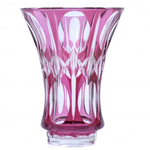 VAL SAINT LAMBERT. FRENCH VASE, MID 20TH CENTURY.