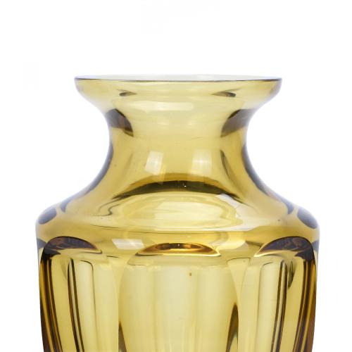 MOSER CRYSTALWARE. CZECHOSLOVAKIAN "ETERNITY" VASE.