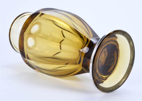 MOSER CRYSTALWARE. CZECHOSLOVAKIAN "ETERNITY" VASE.