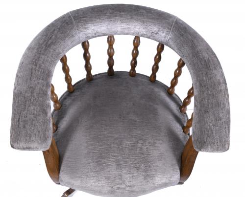 SWIVEL OFFICE CHAIR, EARLY 20TH CENTURY.