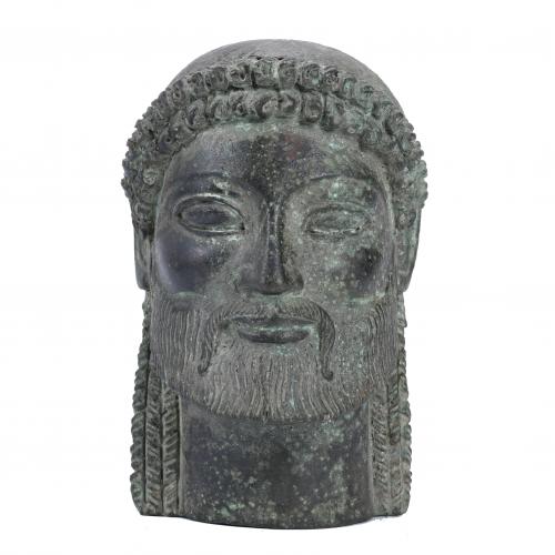 PROBABLY "ZEUS&#39; HEAD". BASED ON MODELS OF ARCHAIC GREEK SCU