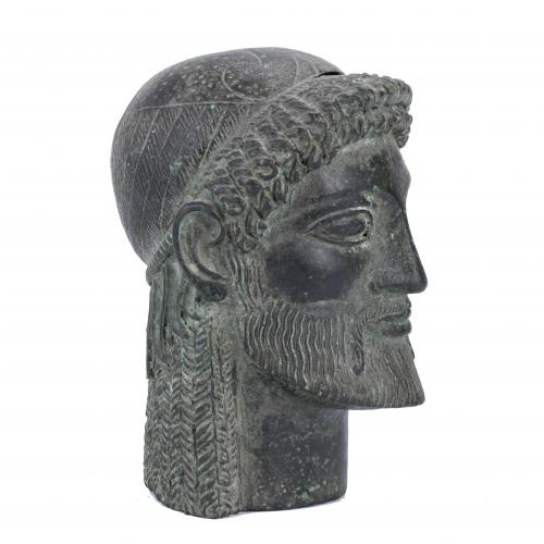 PROBABLY "ZEUS&#39; HEAD". BASED ON MODELS OF ARCHAIC GREEK SCU