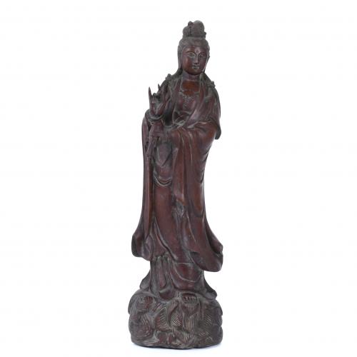 ESCUELA CHINA, SIGLO XIX. "GUANYIN".