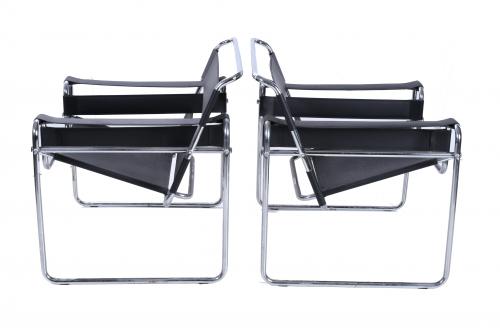 SIGUIENDO MODELOS DE  MARCEL BREUER & MARCEL BOUVIER. SILLA