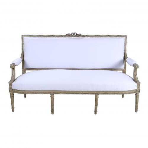 DIRECTORY STYLE SOFA, 20TH CENTURY.