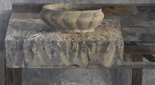 FÉLIX DE CARDENAS (1950). "MESA CON FUENTE Y ZAPATILLAS", S