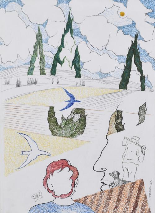 ARMANDO TABERNERO (20TH C.). Untitled.