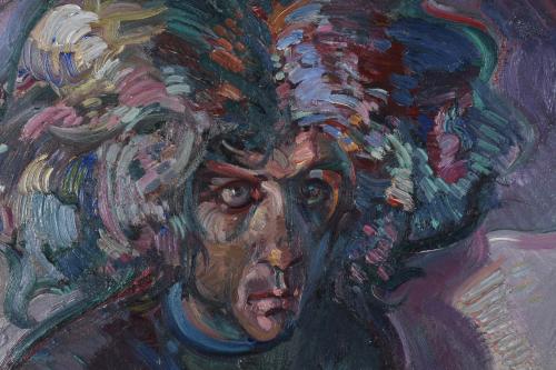 JOAN CRUSPINERA (1945). "SELF-PORTRAIT", 1982.