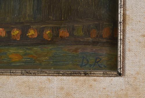 ATTRIBUTED TO DARÍO DE REGOYOS (1857-1913). "BUILDING ON TH