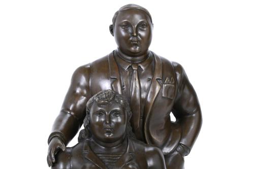 SIGUIENDO MODELOS DE FERNANDO BOTERO (1932). "PAREJA".