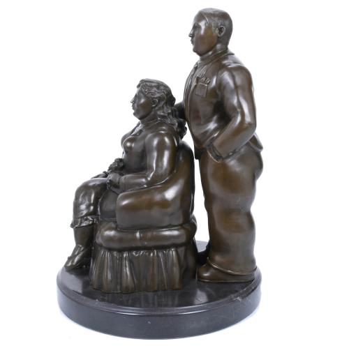 SIGUIENDO MODELOS DE FERNANDO BOTERO (1932). "PAREJA".