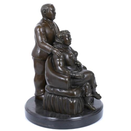 SIGUIENDO MODELOS DE FERNANDO BOTERO (1932). "PAREJA".