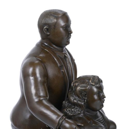 SIGUIENDO MODELOS DE FERNANDO BOTERO (1932). "PAREJA".