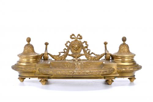 FRENCH INKSTAND, EARLY 20TH CENTURY.