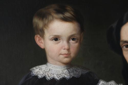 JUAN "LUIS" BROCHETON Y MUGURUZA (1826-1863). "PORTRAIT OF 