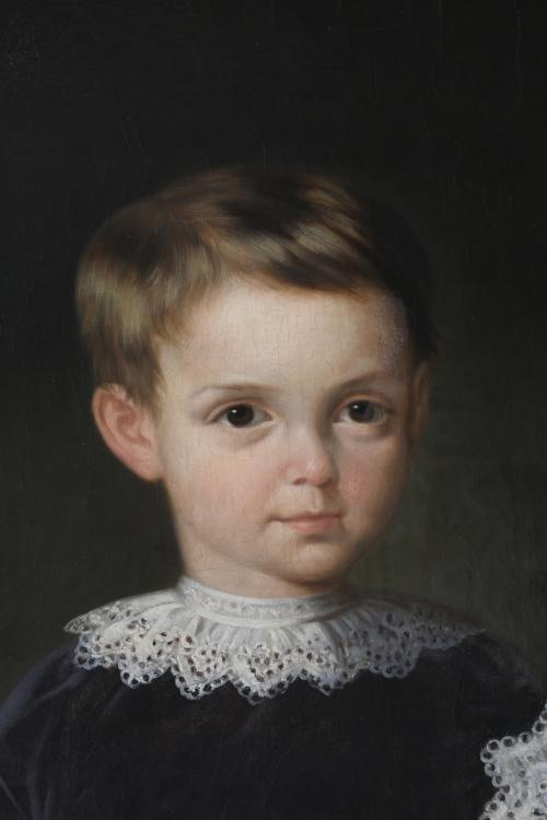 JUAN "LUIS" BROCHETON Y MUGURUZA (1826-1863). "RETRATO DE S