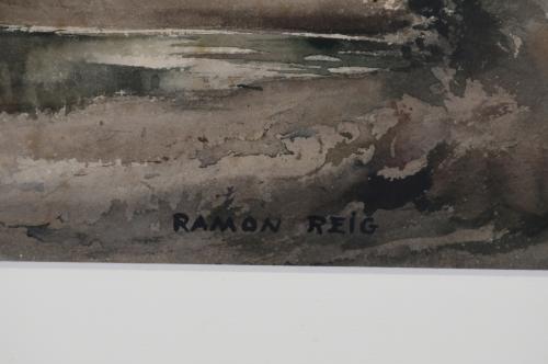 RAMON REIG (1903-1963). " LA RIERA", Tossa de Mar. 