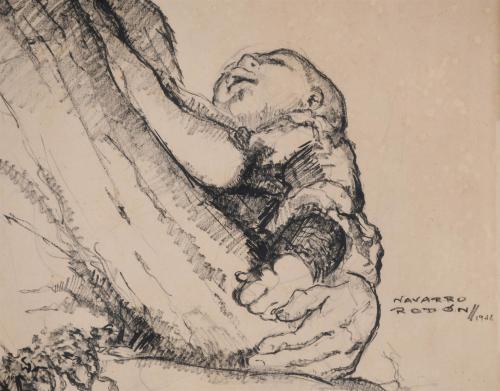 LLUCIÀ NAVARRO RODÓN (1924-2007). "MATERNIDAD", 1968.