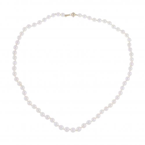 Collar de perlas.