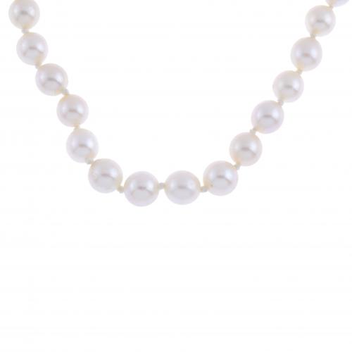 Collar de perlas.