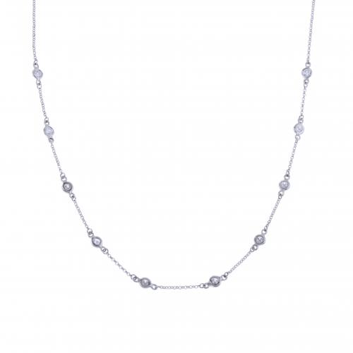 COLLAR GARGANTILLA DE DIAMANTES.