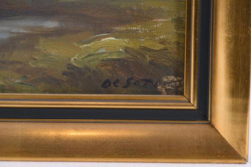 RAFAEL FERNÁNDEZ DE SOTO (1915-1984). PAREJA DE PAISAJES, 1