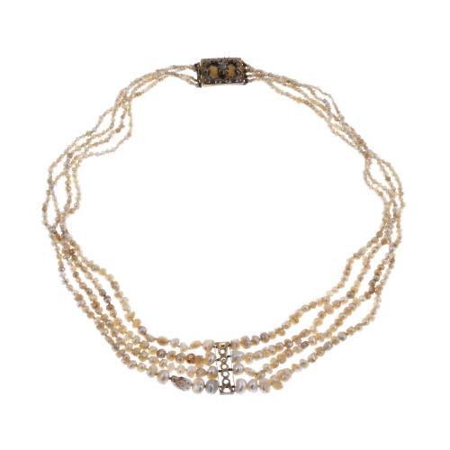 COLLAR DE PERLAS ALJÓFAR.