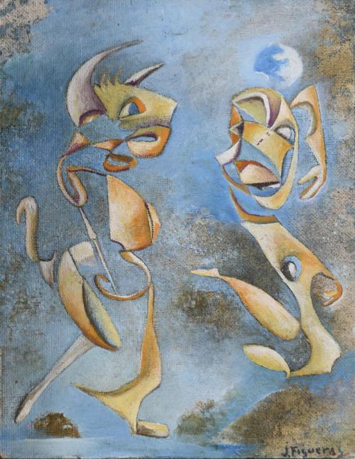 JAUME FIGUERAS I FRANCESCH (1914-1997). "RETRATO SURREALIST