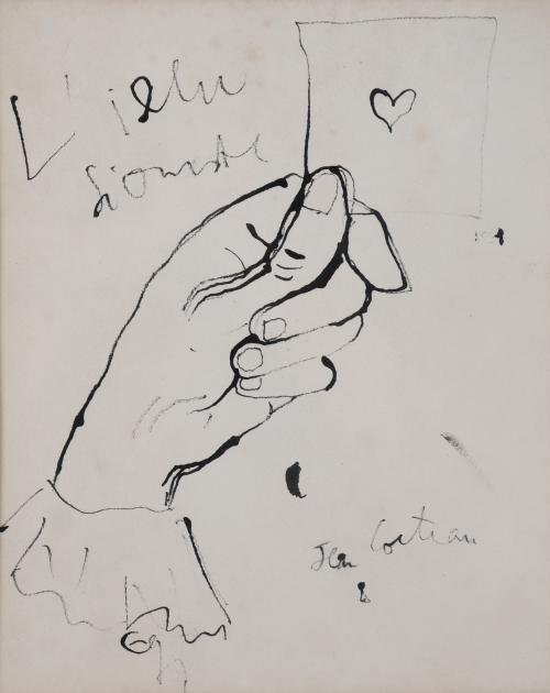 JEAN COCTEAU (1889-1963). "L'ILLUSIONISTE" BY SACHA GUITRY, C. 1951-1952.