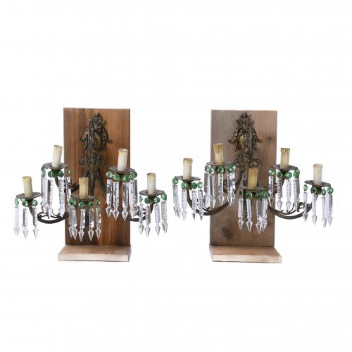 PAIR OF FRENCH SCONCES, LATE 19TH - EARLY 20TH CENTURY.