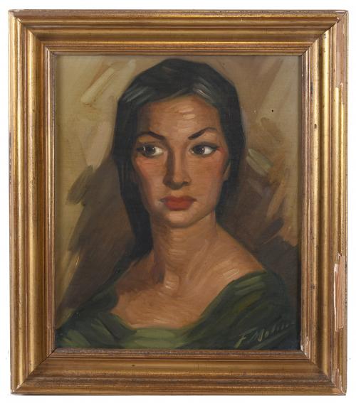 FEDERICO MOLINA ALBERO (1905-1981). "UNA JOVEN", 1963.