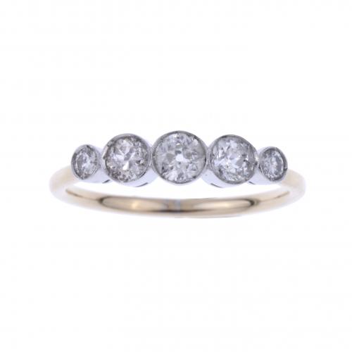 ART DECO STYLE RING.