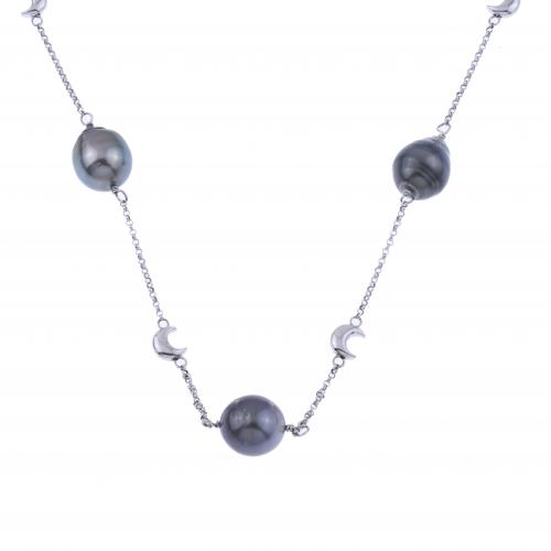 COLLAR CON PERLAS TAHITÍ.