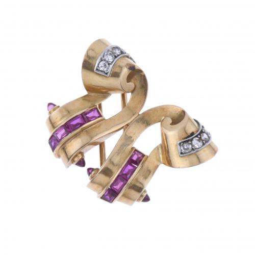 BROCHE CHEVALIER.