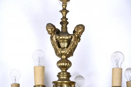 SPANISH CEILING LAMP, EARLY 20TH CENTURY.