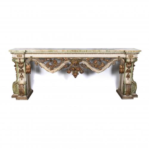 PIERRE LOTTIER (FRANCE, 20TH CENTURY). WALL CONSOLE.