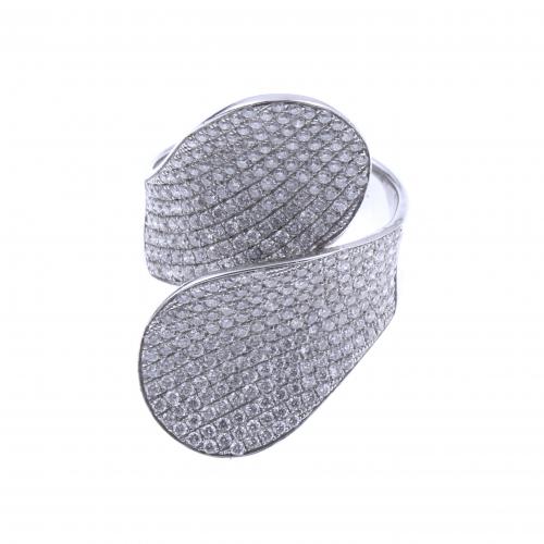 SORTIJA PAVÉ DE DIAMANTES.