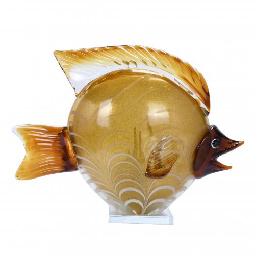 ITALIAN LARGE DECORATIVE FISH, 20TH CENTURY.