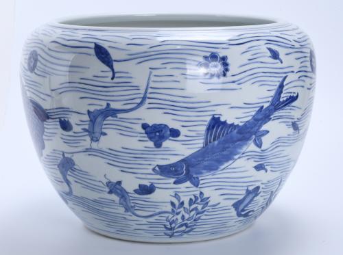 LARGE CHINESE JARDINIÈRE, 19TH CENTURY.