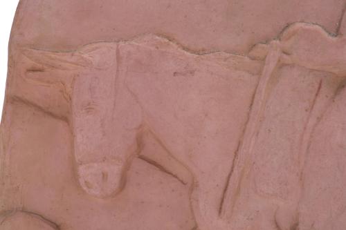 GUSTAVE VIOLET (1873-1952). "PASTOR CATALÁN EN BURRO".