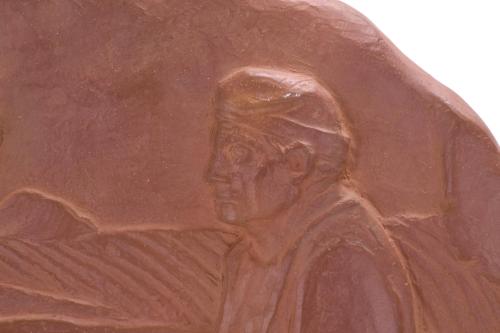 AFTER GUSTAVE VIOLET (1873-1952). "CATALAN SHEPHERD ON A DO