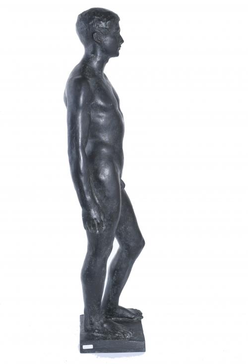 JOSEP CLARÀ (1878-1958). "HOMBRE DESNUDO", 1935.