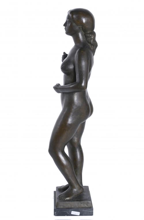 JOSEP GRANYER Y GIRALT (1899-1983) "FEMALE NUDE STANDING"