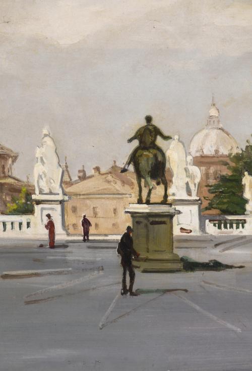 RAFAEL DURANCAMPS (1891-1979). "CAPITOLIO" (Roma, 1953). 